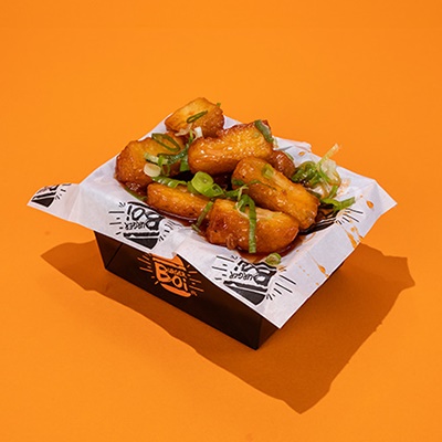 Hot Honey Halloumi Bites (V)